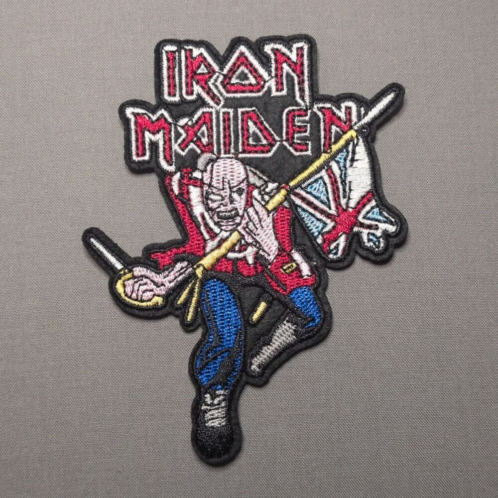 Iron Maiden Eddie Rock Music Iron On Patch | Heavy Metal Embroidered Patch